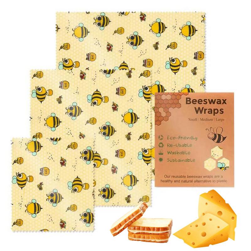 Beeswax Food Wrap - Paño reutilizable para mantenimiento fresco de