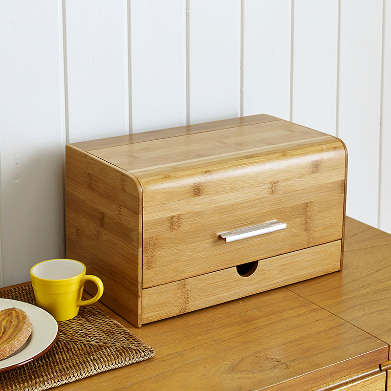 Bread Box Bamboo - Caja de pan a prueba de
