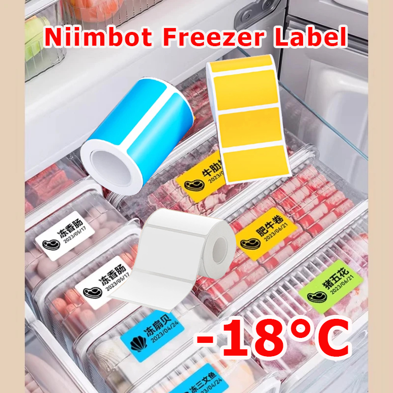 Food Storage Temperature - Papel para Etiquetas de Congelador NIIMBOT