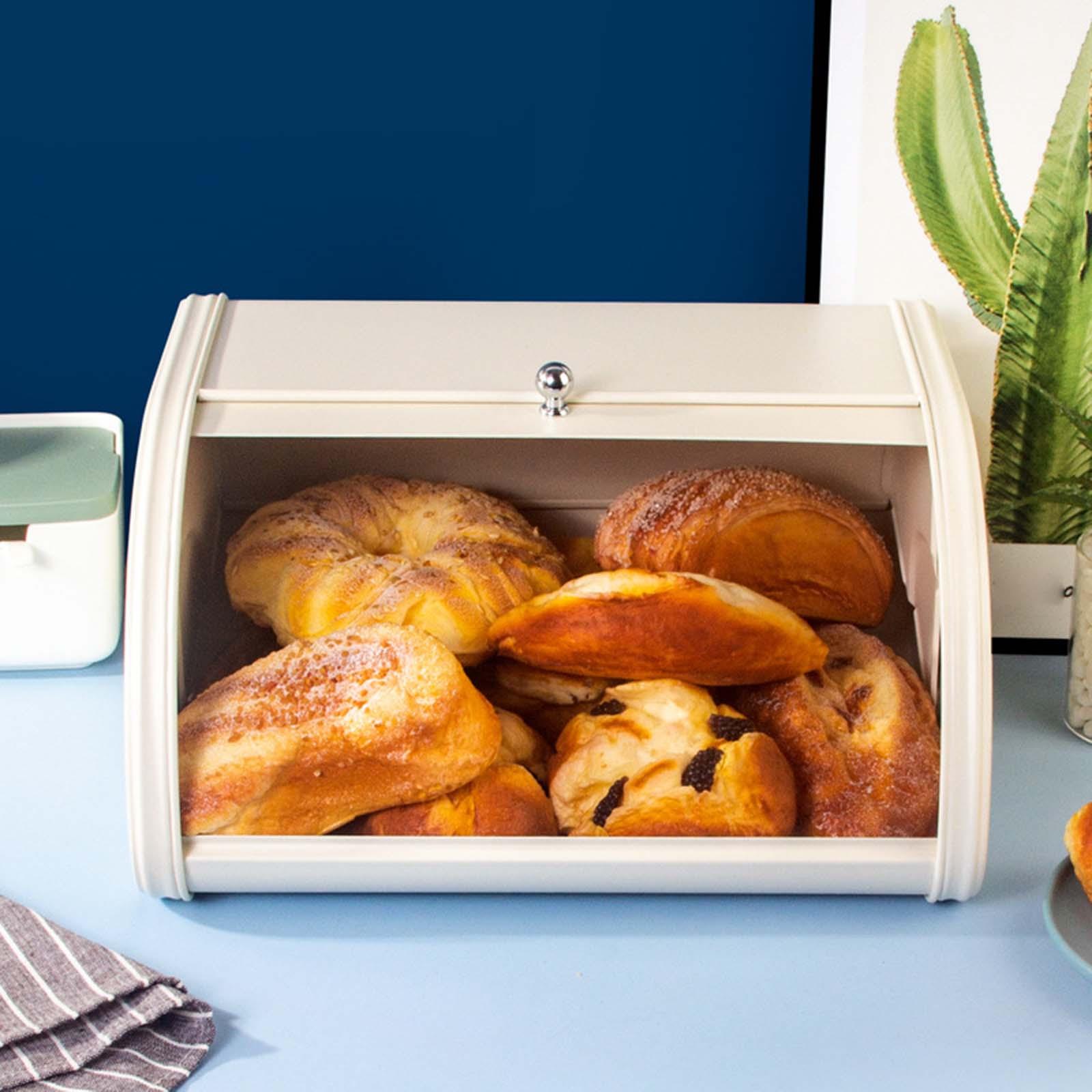 Bread Box Bamboo - Contenedor de Almacenamiento Multiusos, Caja de