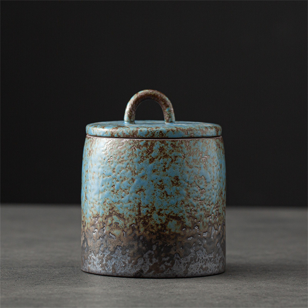 Food Storage Organization - Carrito de té de cerámica, tarro
