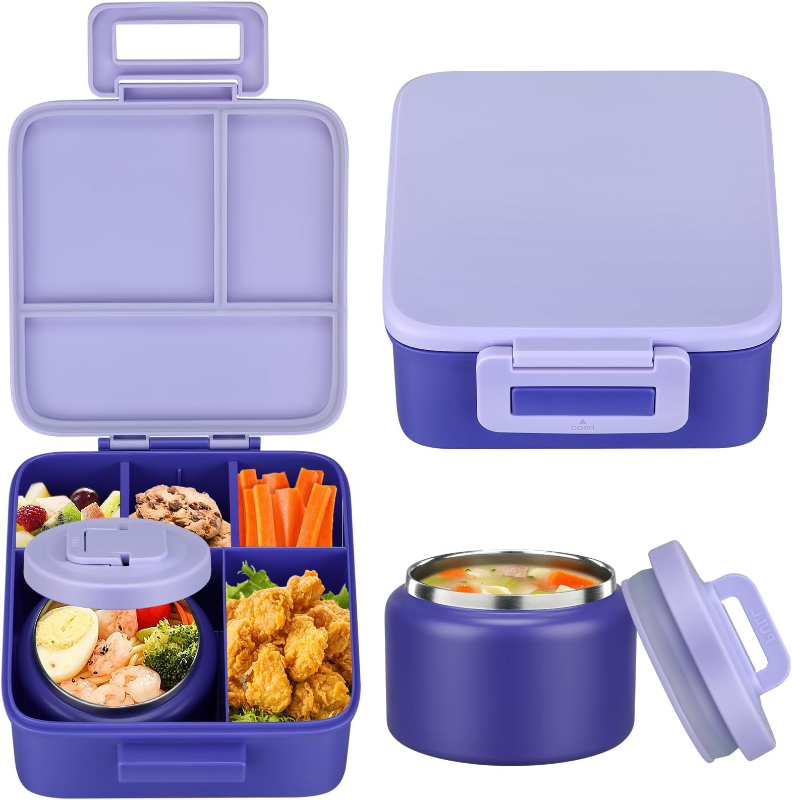 Food Storage Kits - 1 Juego de Lonchera Bento para