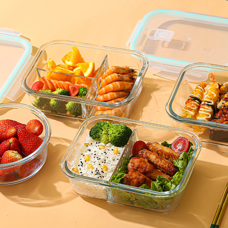 Food Storage Containers Glass - Recipiente de Vidrio para Conservar Alimentos,
