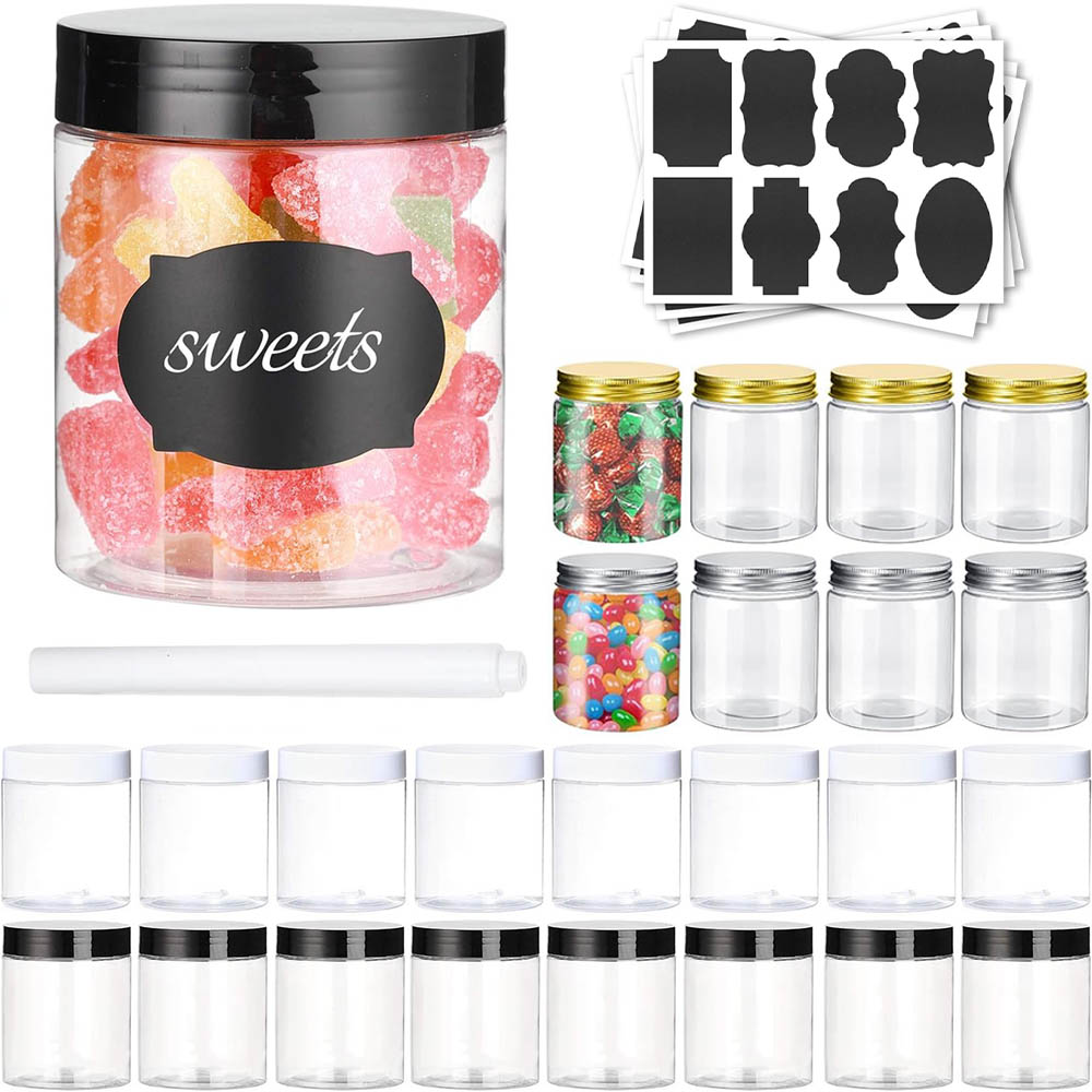 Food Storage Not Plastic - Frascos de Plástico de 8 oz