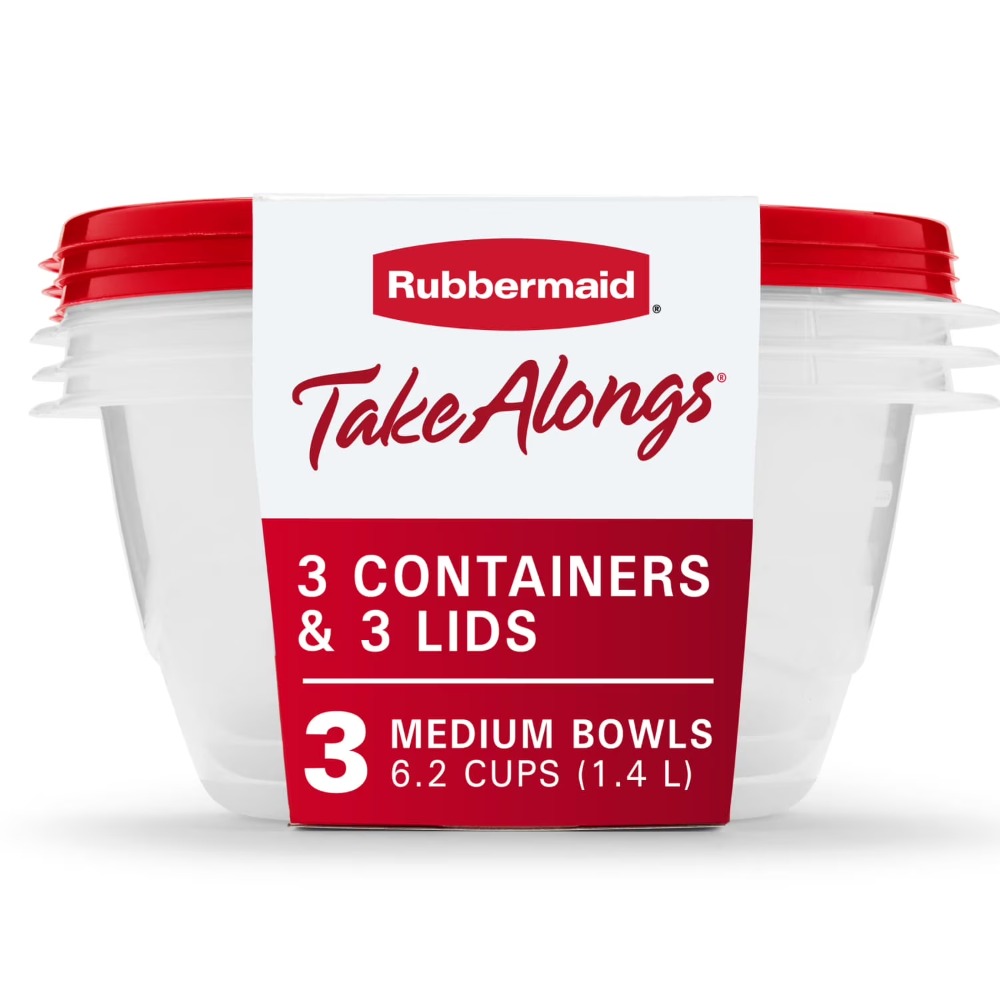 Food Storage Organization - Recipientes Redondos Grandes para Almacenamiento de
