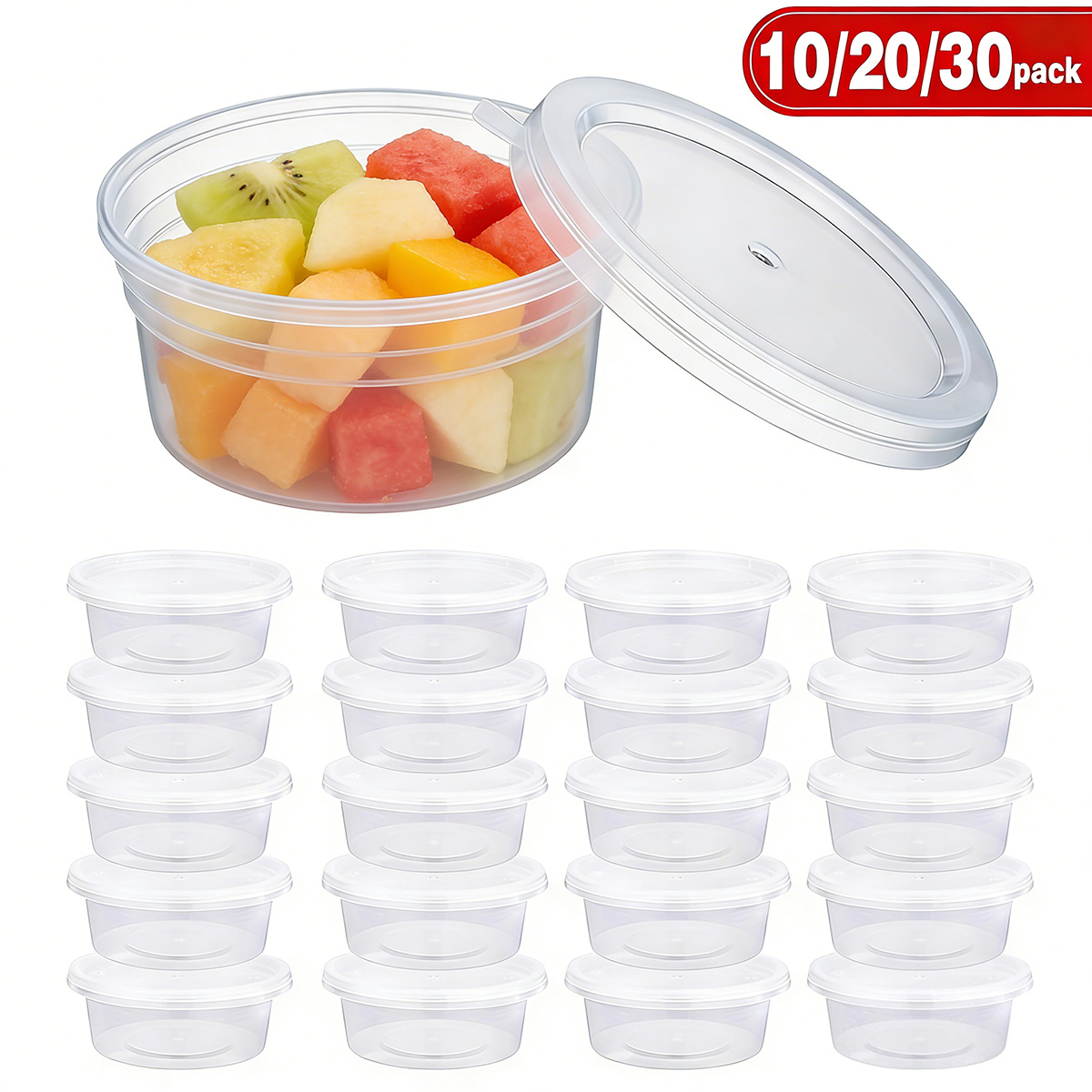 Food Storage Meals - Paquete de 10/20/40 Recipientes Pequeños para