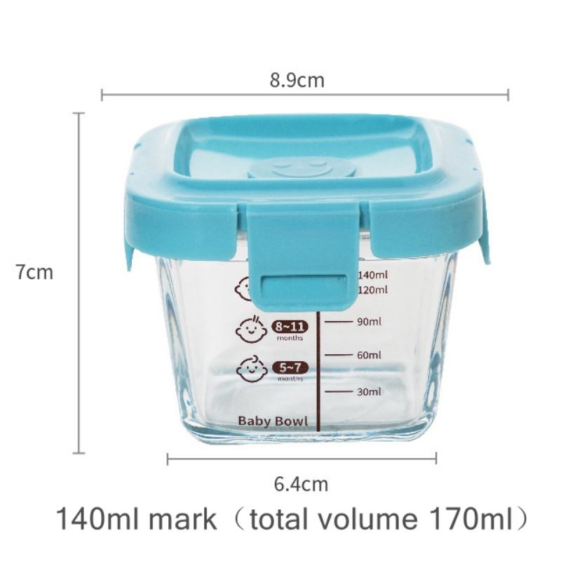 Food Storage Containers Glass - Caja de Almacenamiento Resistente al Calor