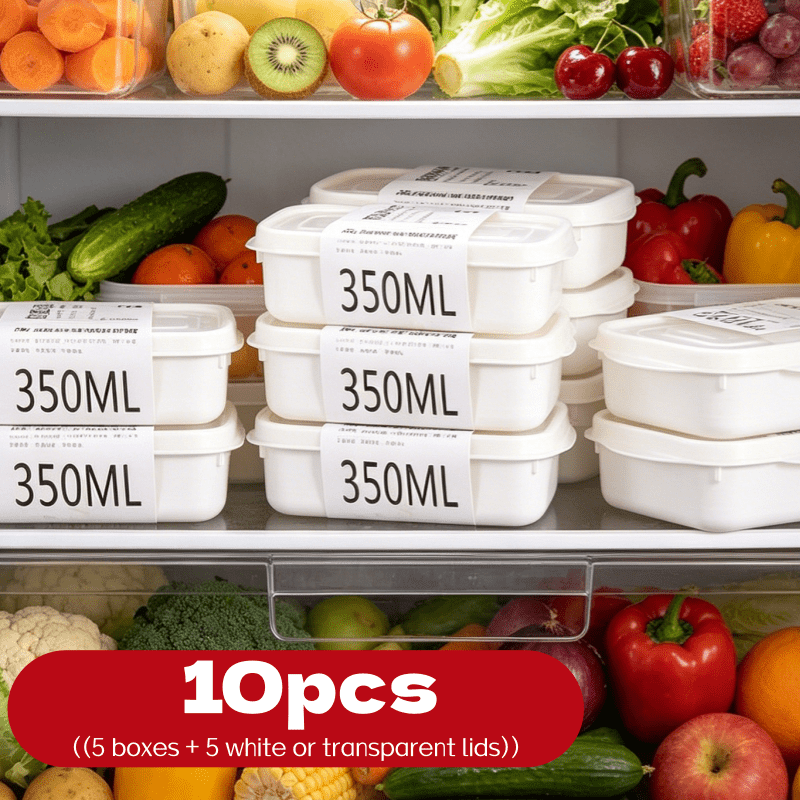 Food Storage Kits - Juego de 10 Recipientes Apilables Reutilizables