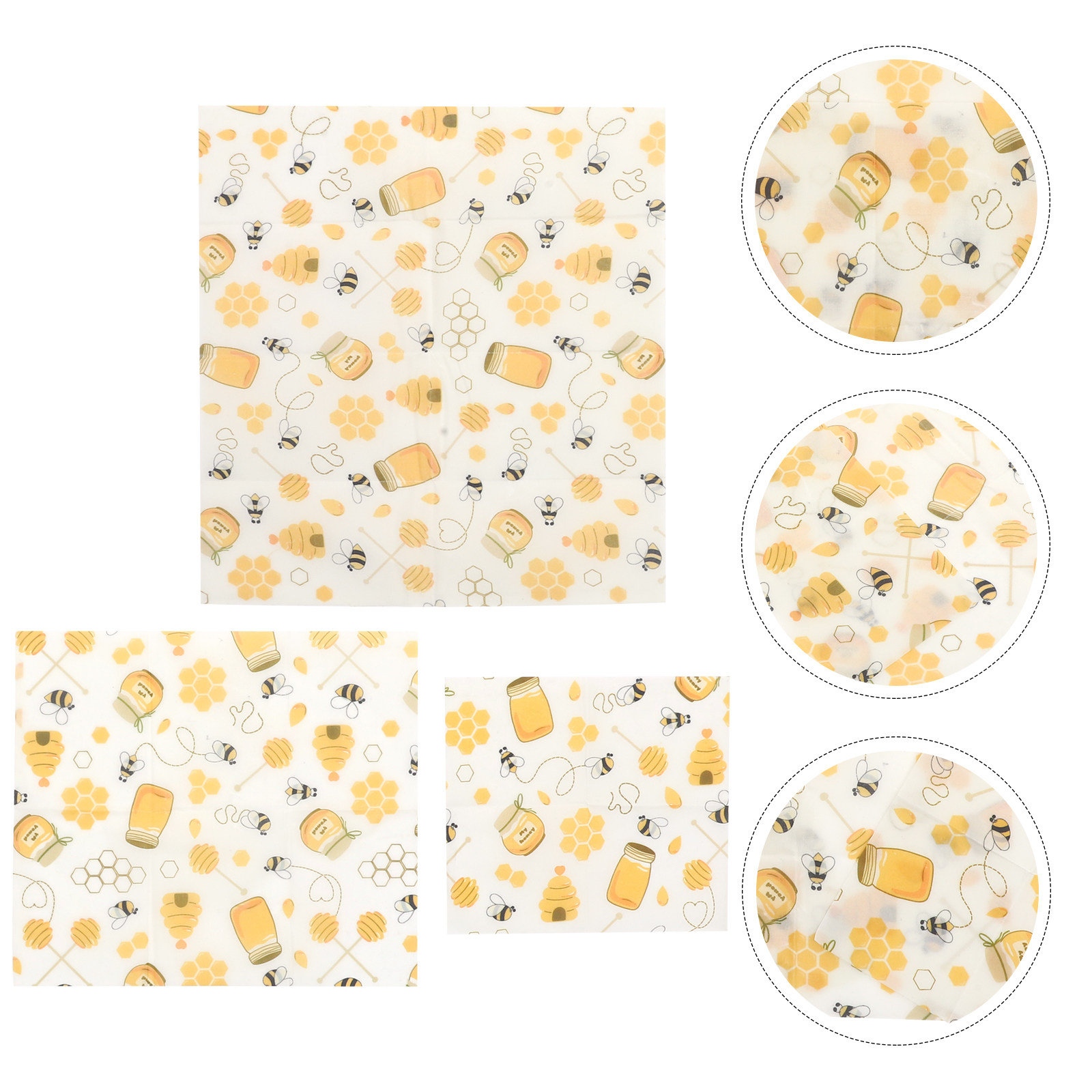 Beeswax Food Wrap - 3 piezas de envoltorios de cera