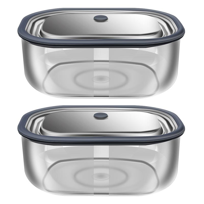 Food Storage Containers Glass - Fiambrera rectangular de vidrio de borosilicato