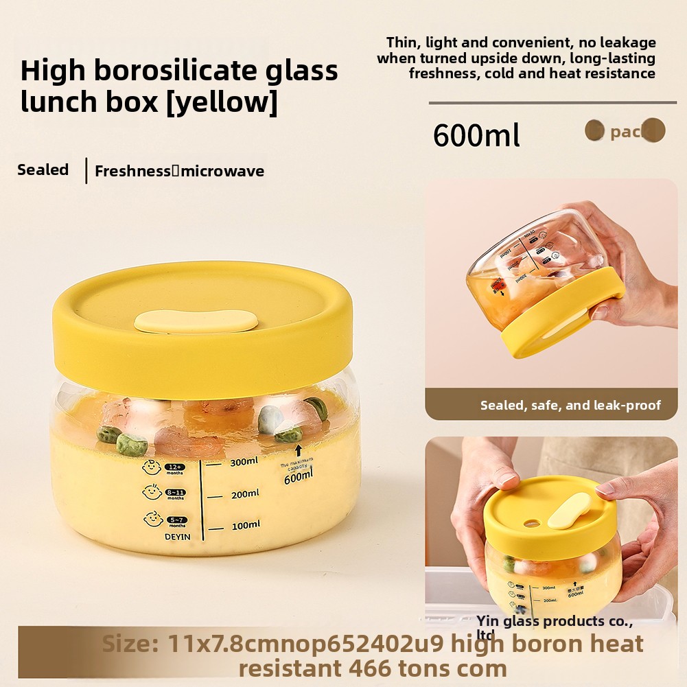 Food Storage Containers Glass - Contenedor de almacenamiento de alimentos de