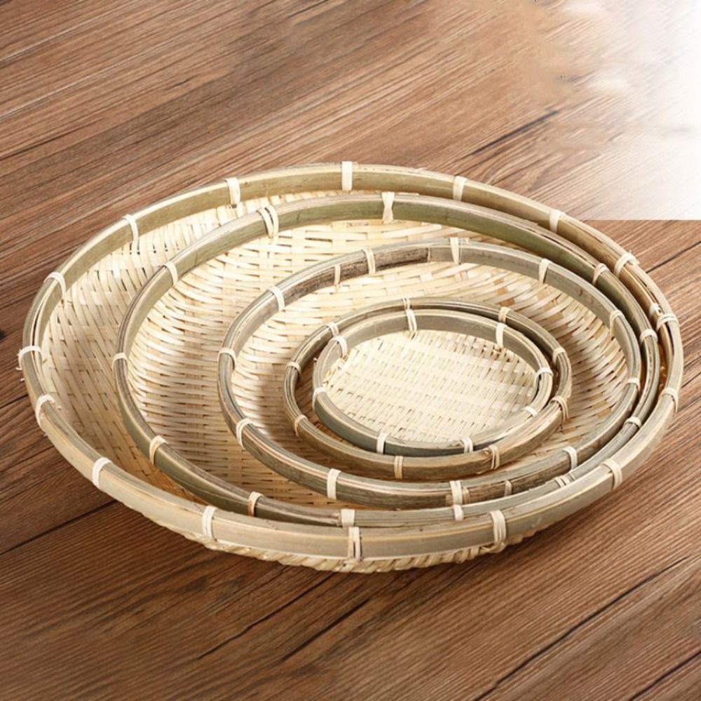 Bread Box Bamboo - Bandeja de bambú tejida hecha a