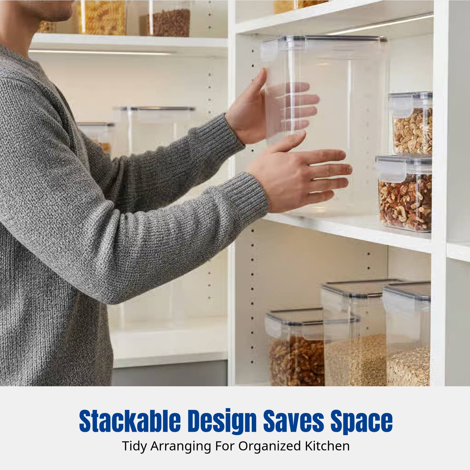 Juego de Recipientes Hermético - Food Storage Organization reseña y precio