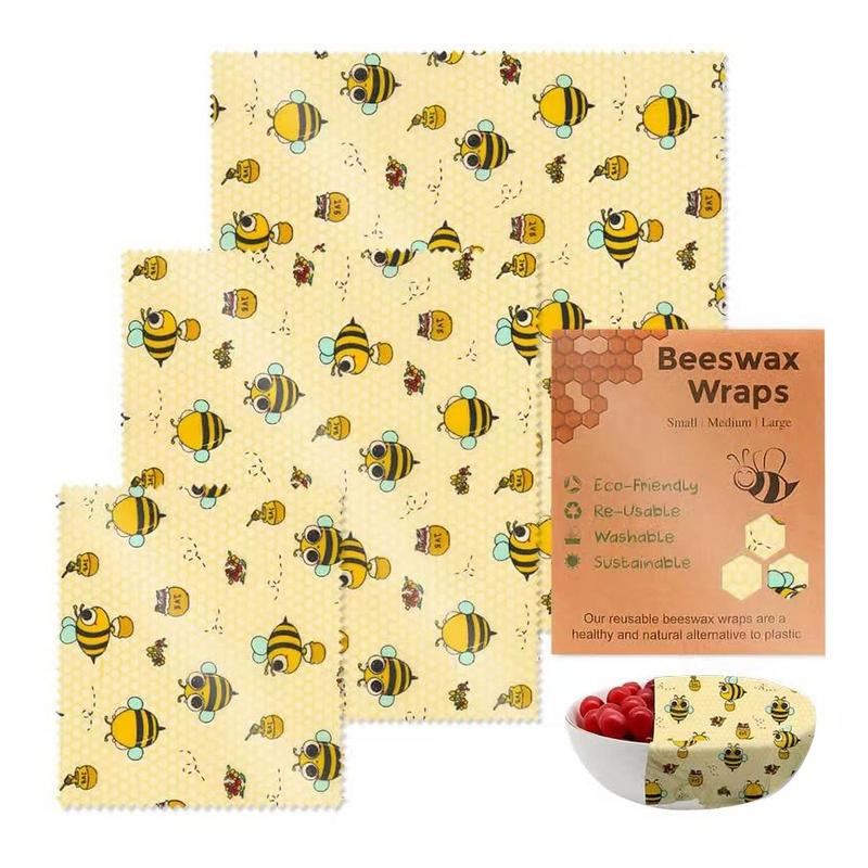 Paño reutilizable para manteni - Beeswax Food Wrap reseña y precio