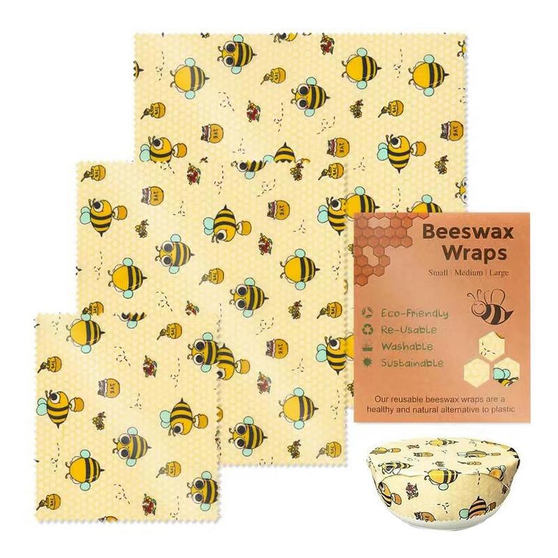 Paño reutilizable para manteni - Beeswax Food Wrap reseña y precio