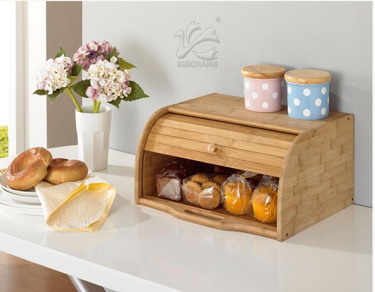 Caja de pan a prueba de polvo, - Bread Box Bamboo reseña y precio