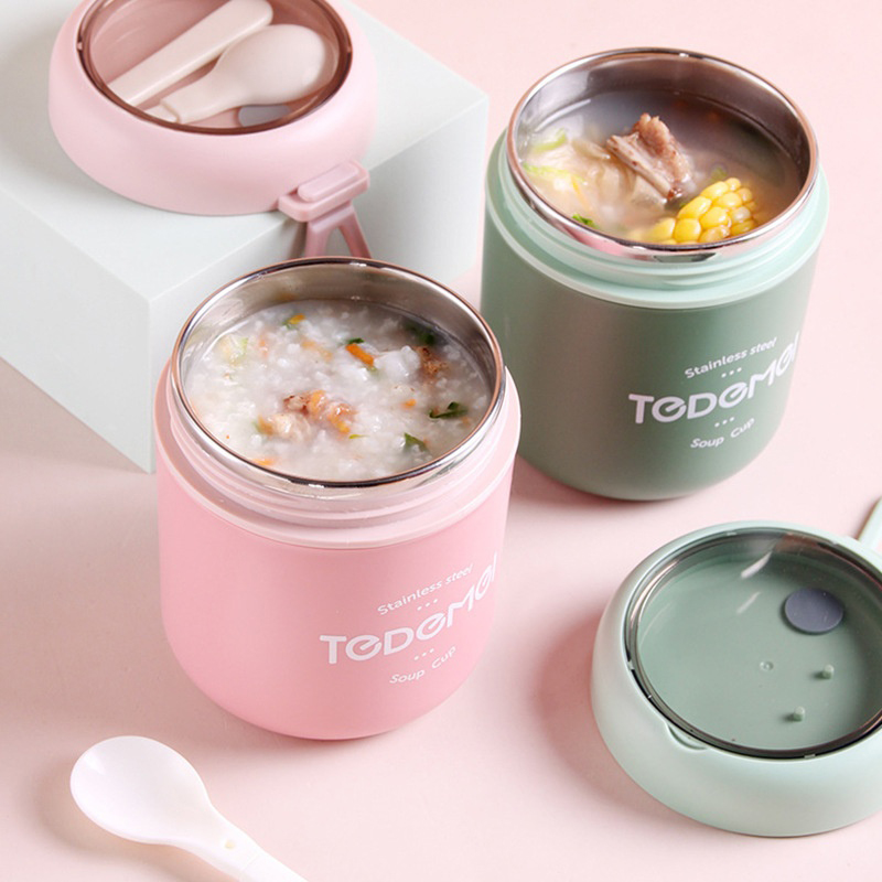 Taza de vacío de acero inoxida - Food Storage Thermos reseña y precio