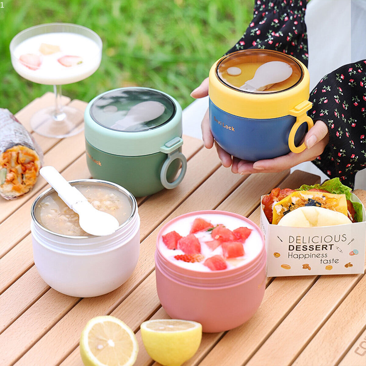 Fiambrera de acero inoxidable  - Food Storage Thermos reseña y precio