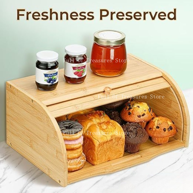 Caja de Pan de Bambú para Alma - Bread Box Bamboo reseña y precio