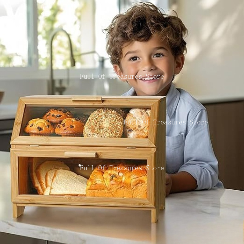 Caja de Pan de Bambú para Alma - Bread Box Bamboo reseña y precio