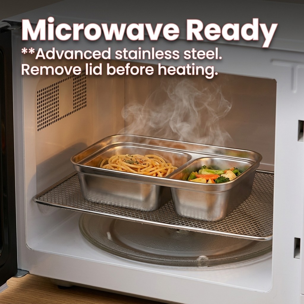 Lonchera de Acero Inoxidable 3 - Food Storage Kits reseña y precio