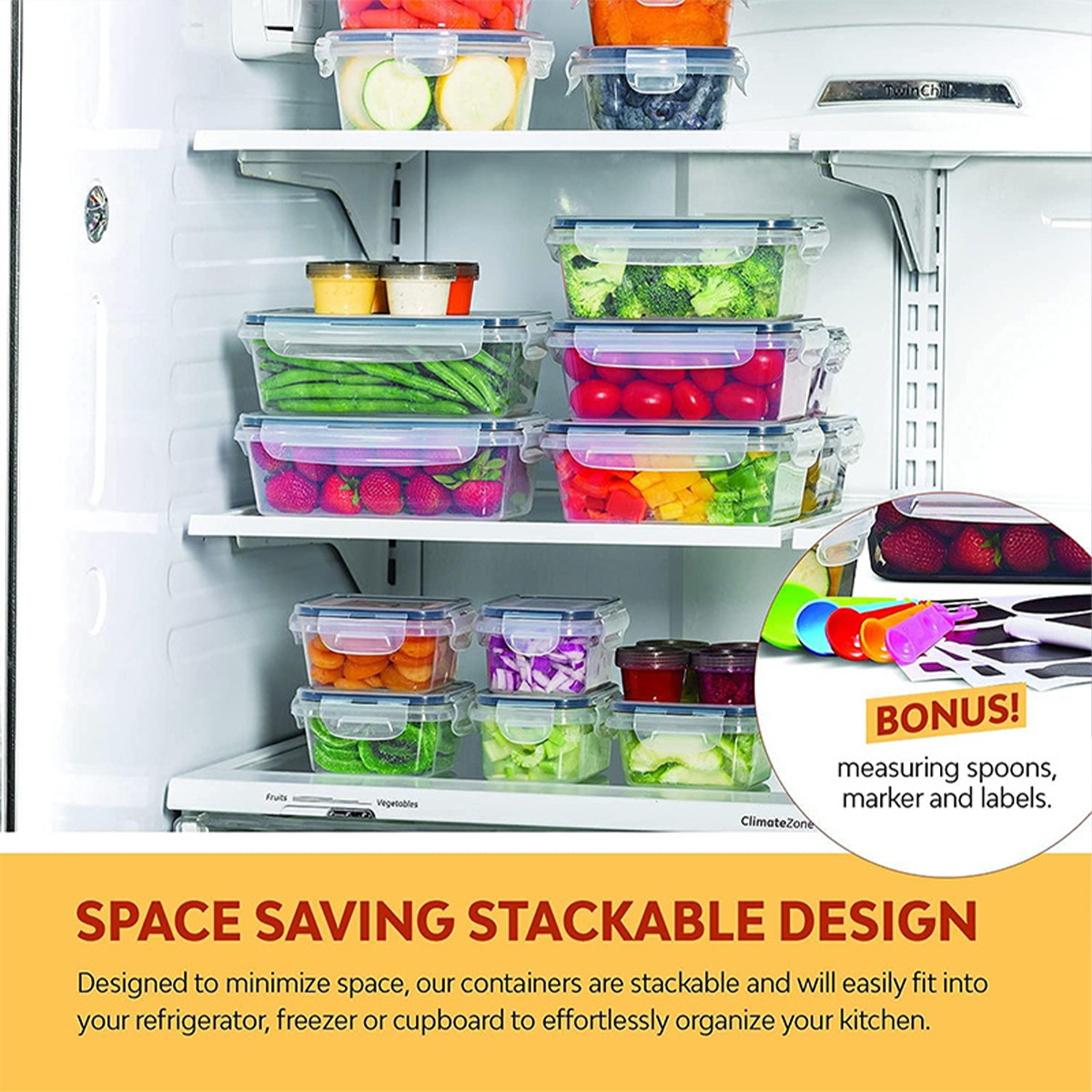 24 unids/set caja de almacenam - Food Storage Vegetables reseña y precio