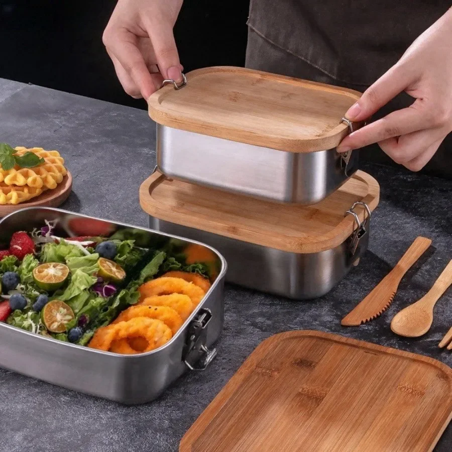 Nueva Lonchera de Acero Inoxid - Food Storage Method reseña y precio