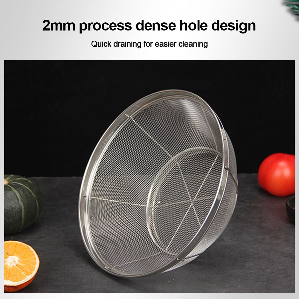 Colador de Malla Fina de Acero - Food Storage Vegetables reseña y precio