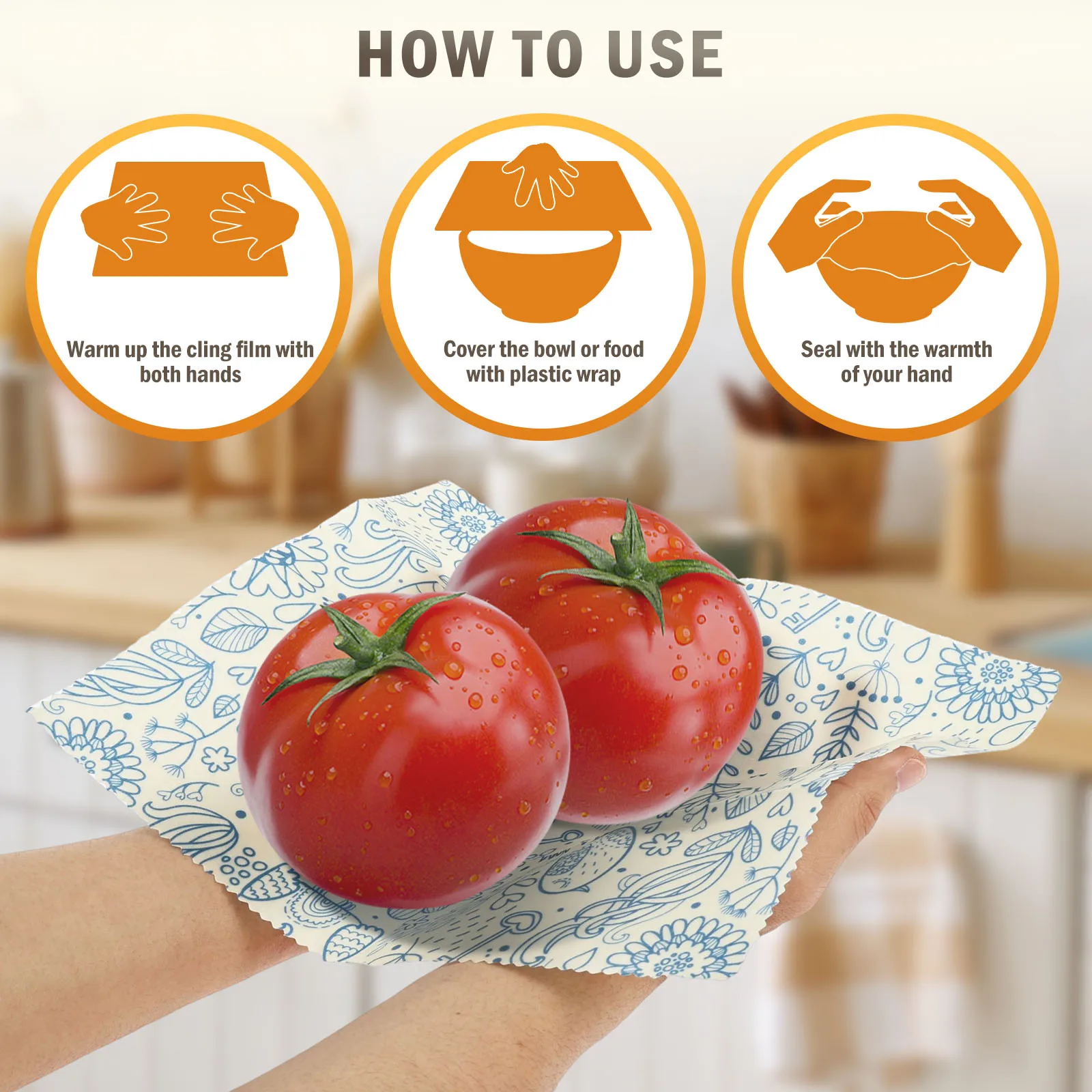 Paquete de 9 Envoltorios de Ce - Beeswax Food Wrap reseña y precio