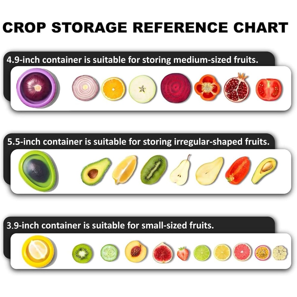 Juego de contenedores de almac - Food Storage Vegetables reseña y precio