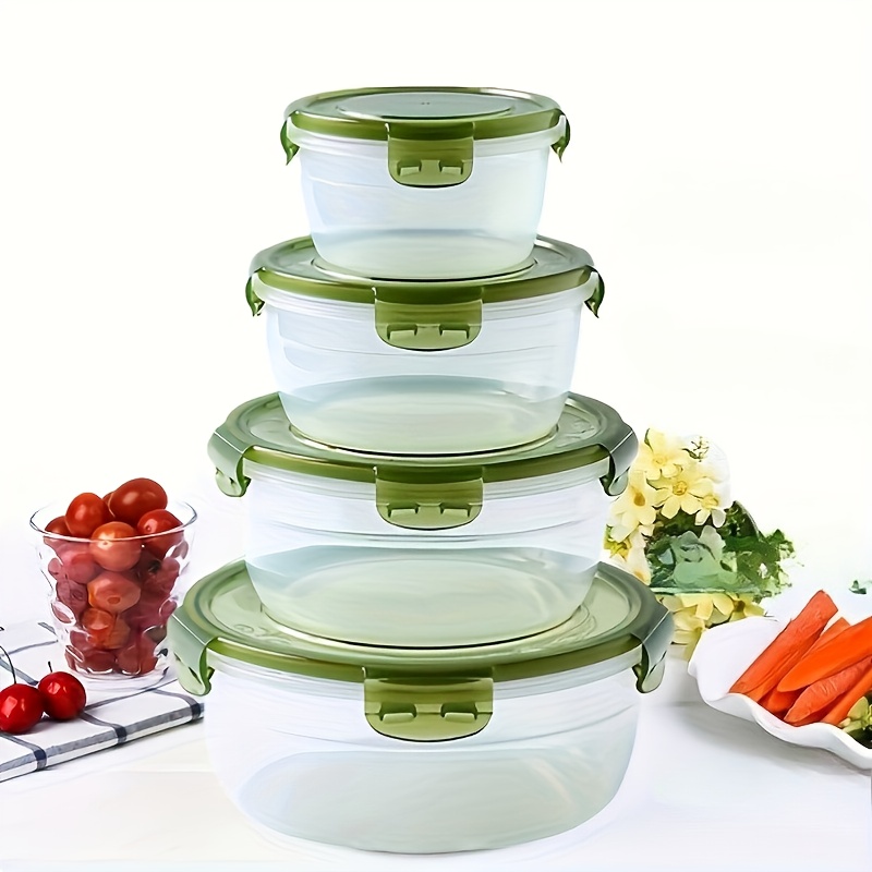 4 Recipientes de Plástico para - Food Storage Method reseña y precio