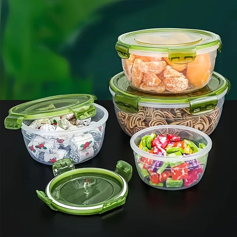 4 Recipientes de Plástico para - Food Storage Method reseña y precio