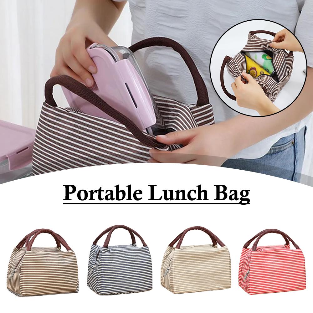 Bolsa de almuerzo a rayas para - Food Storage Thermos reseña y precio