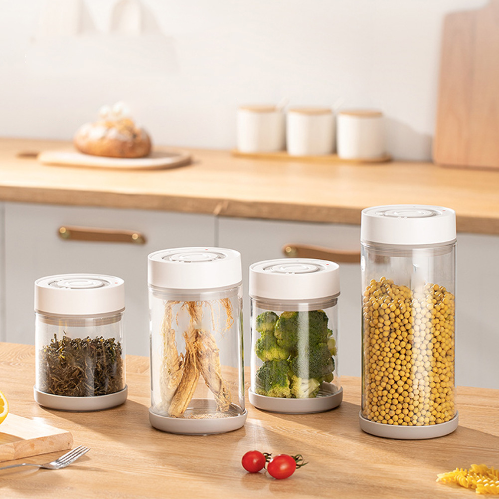 Tarro de vidrio a prueba de hu - Food Storage Containers Glass reseña y precio