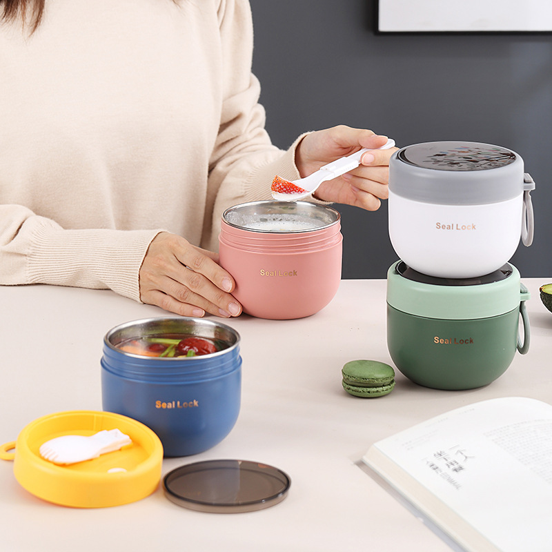 Tazas de sopa de acero inoxida - Food Storage Thermos reseña y precio