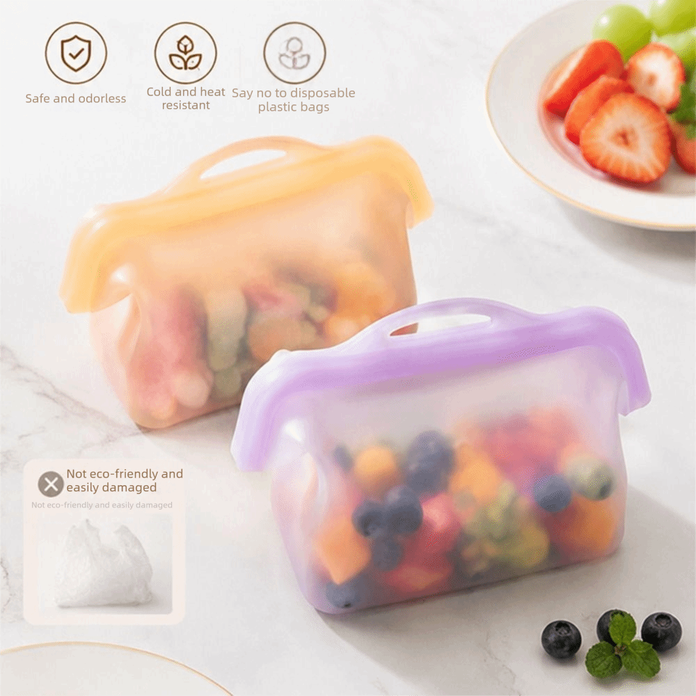 Bolsas de Silicona Herméticas  - Food Storage Temperature reseña y precio