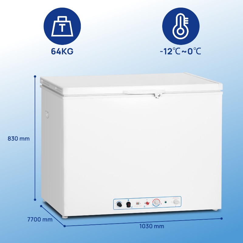 Congelador Horizontal Airo de  - Food Storage Temperature reseña y precio