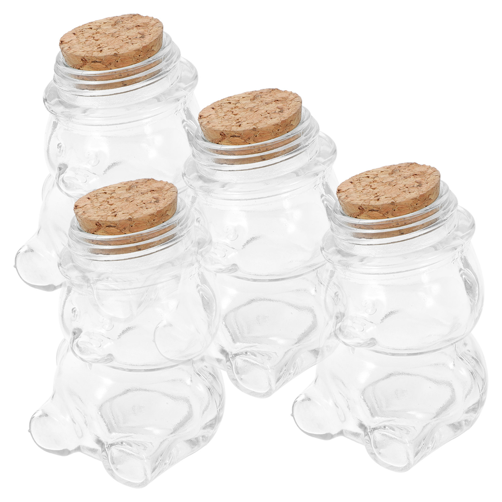 Juego de 4 tarros de cristal t - Food Storage Containers Glass reseña y precio