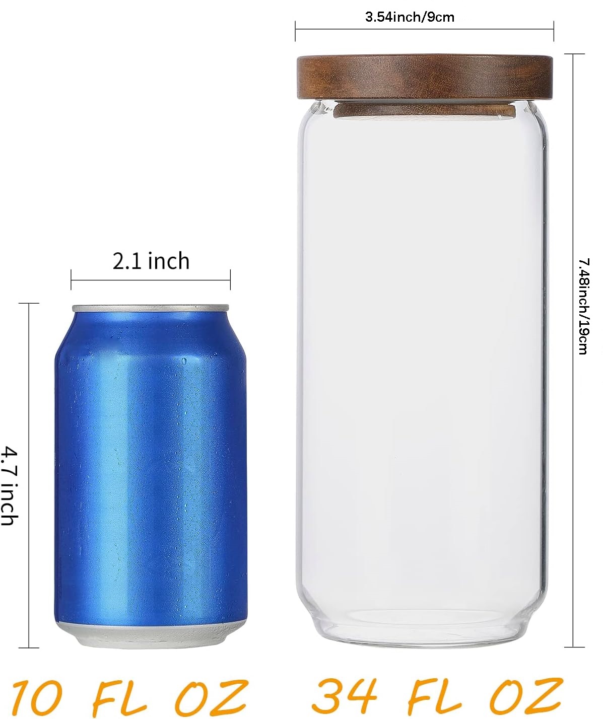 Paquete de 4 Frascos de Vidrio - Food Storage Kits reseña y precio