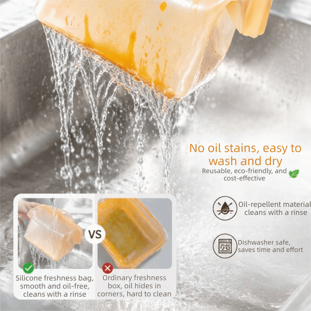 Bolsas de Silicona Herméticas  - Food Storage Temperature reseña y precio