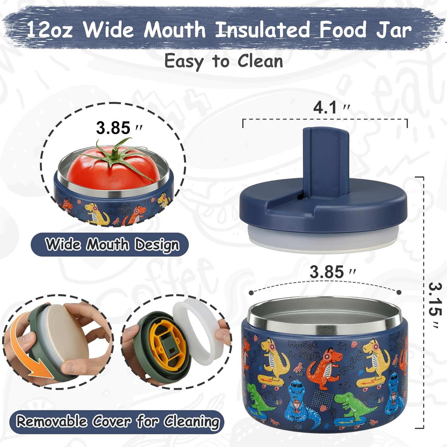 Recipiente Térmico para Alimen - Food Storage Thermos reseña y precio