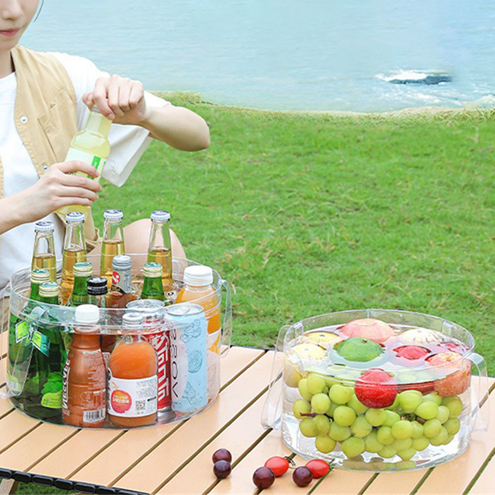 Cubo transparente plegable, ce - Food Storage Not Plastic reseña y precio