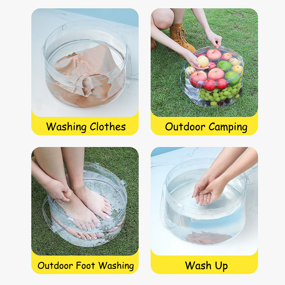 Cubo transparente plegable, ce - Food Storage Not Plastic reseña y precio