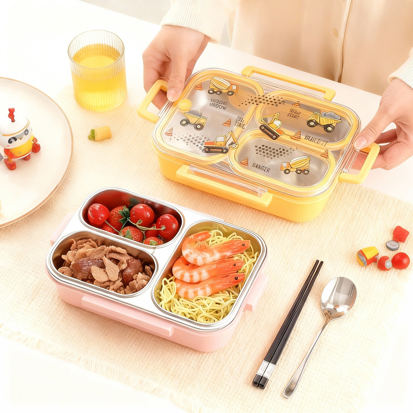 Lonchera Infantil de Gran Capa - Food Storage Dividers reseña y precio