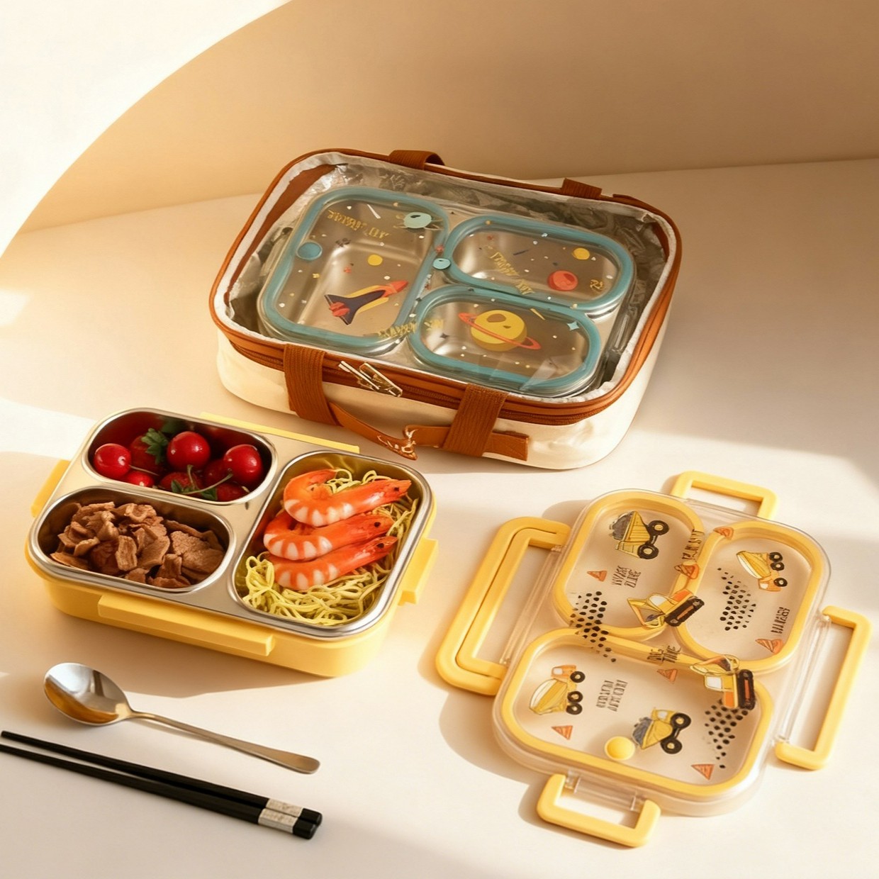 Lonchera Infantil de Gran Capa - Food Storage Dividers reseña y precio